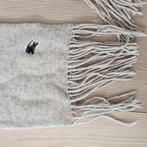 Burberry Blue Label 6' Cashmere Scarf With Tassels *Multiple Holes - Read - Picture 3 of 13